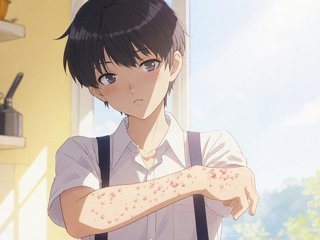 Dermatite herpétiforme et maladie cœliaque : lien, symptômes et diagnostic