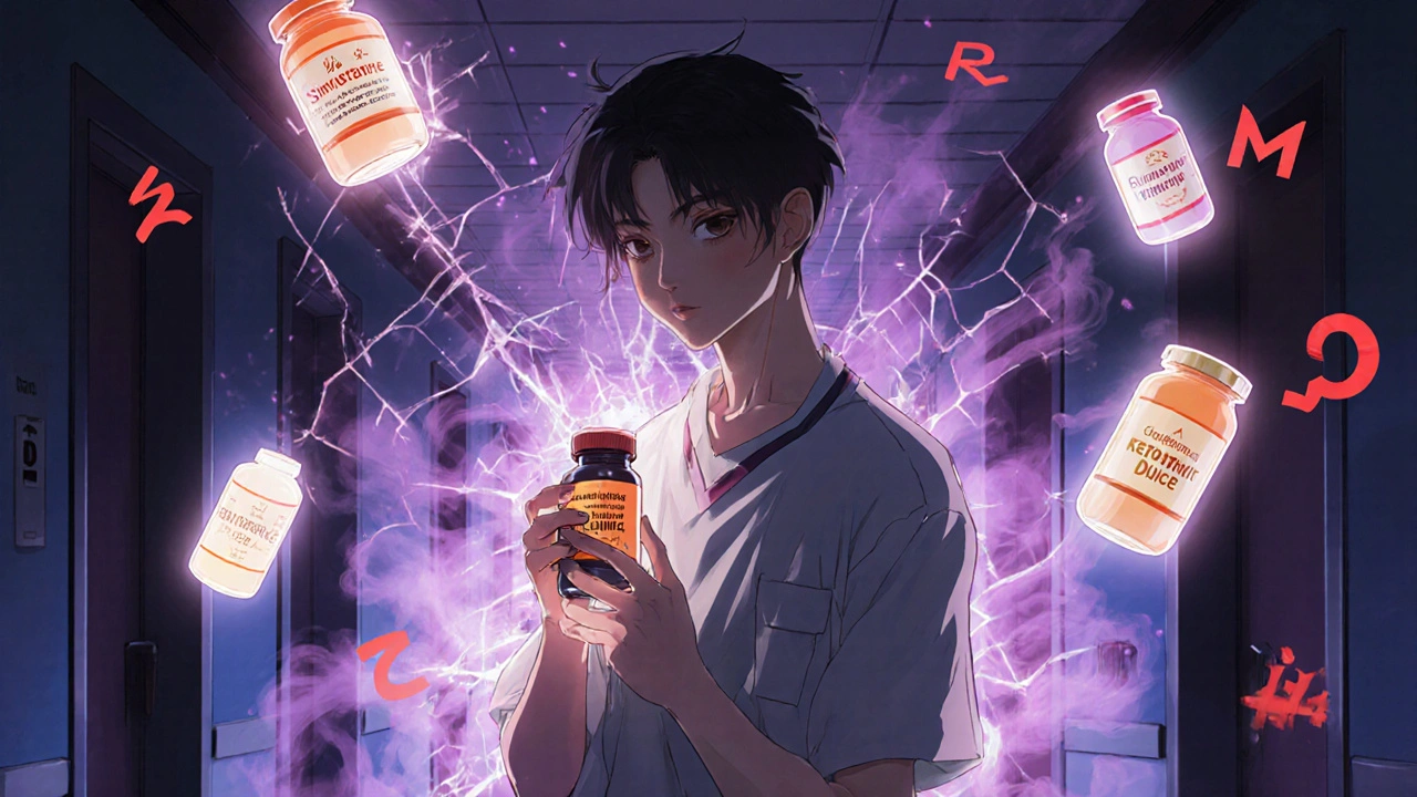 Gérer les interactions médicamenteuses potentielles avec la simvastatine