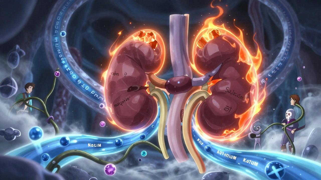 Diurétiques : Changements électrolytiques et interactions médicamenteuses