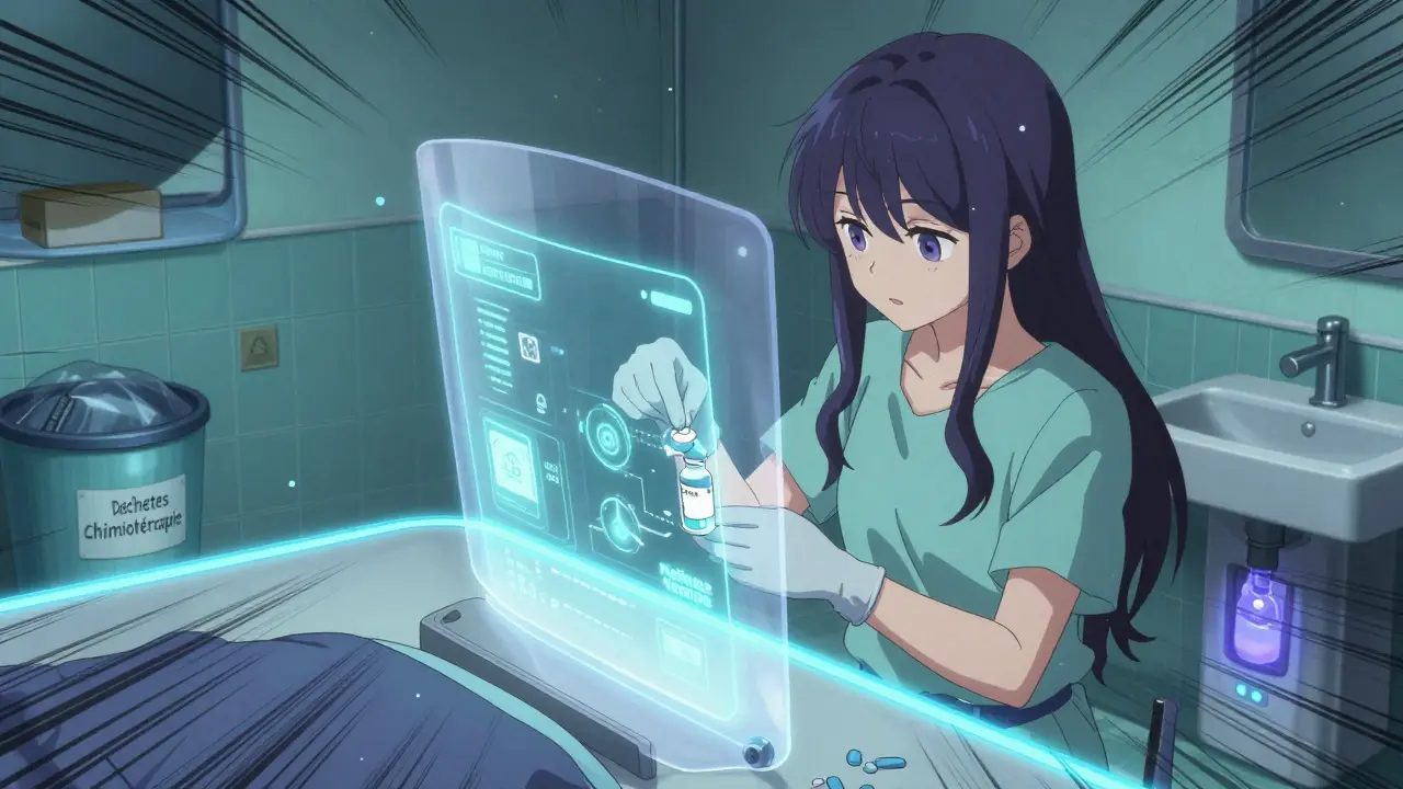 Chimiothérapie à la maison : Manipulation, stockage et sécurité contre l'exposition