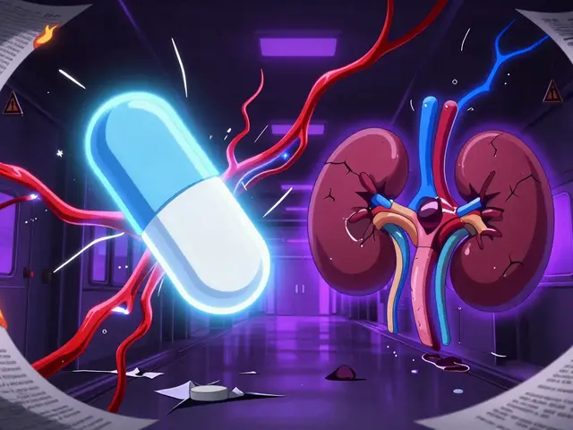 Antibiotiques fluoroquinolones et AINS : risques neurologiques et rénaux accrus