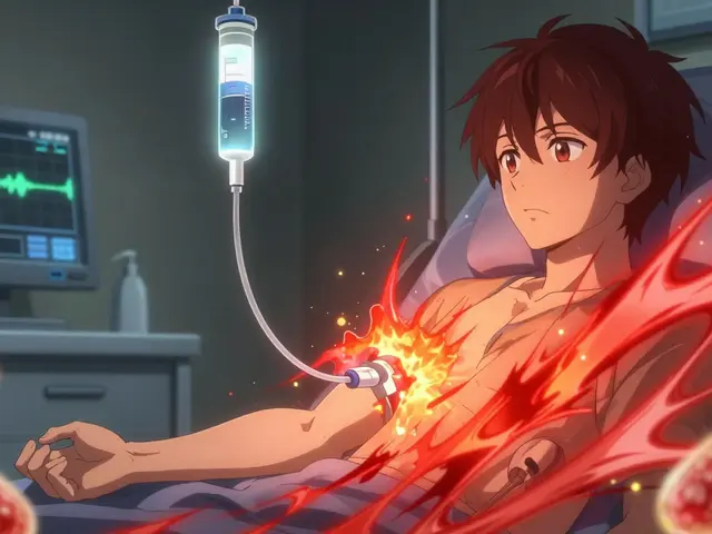 Vancomycine et syndrome de flush : réactions liées à l'infusion