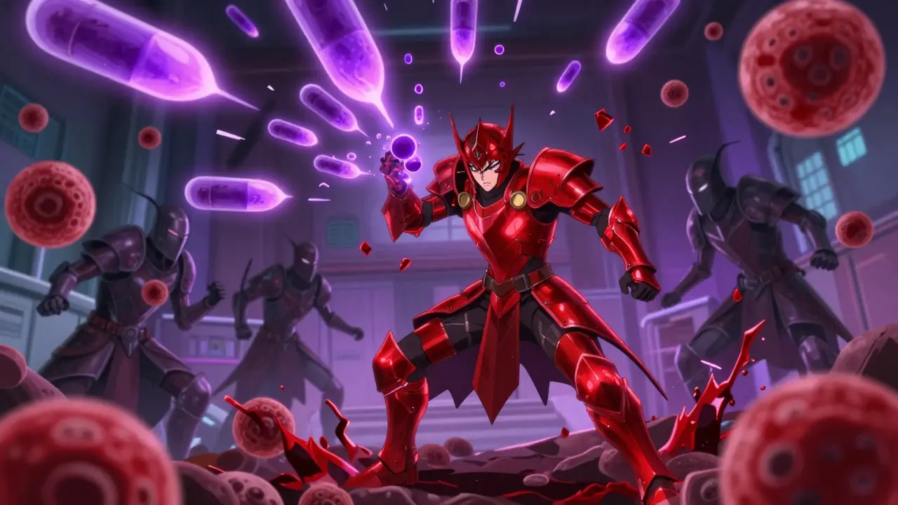 Anémie hémolytique médicamenteuse : reconnaître la destruction des globules rouges