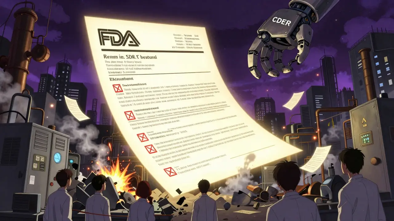 Autorité d'avertissement de la FDA : actions contre les fabricants non conformes